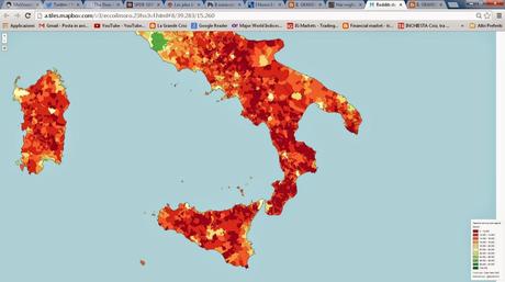 Una Mappa dell'Italia un po' diversa dal solito...