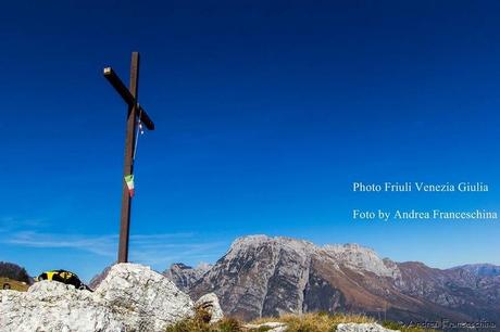 monte Raut visto dalla croce del monte Fara (PN) — con Andrea Franceschina