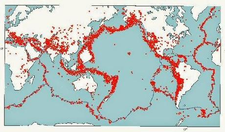 Terremoti: Spettacolare animazione mostra le Scosse più intense del 2014