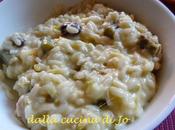 Risotto bufala, lardo olive