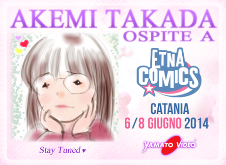 Akemi Takada ospite a Etna Comics 2014 Etna Comics 