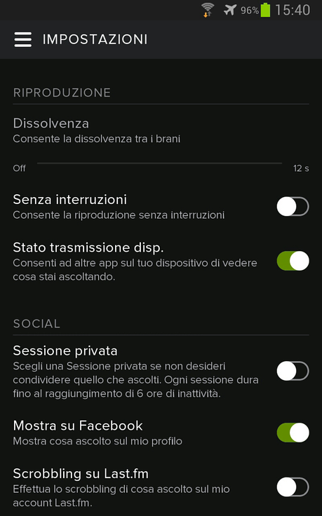 Spotify tutta nuova.