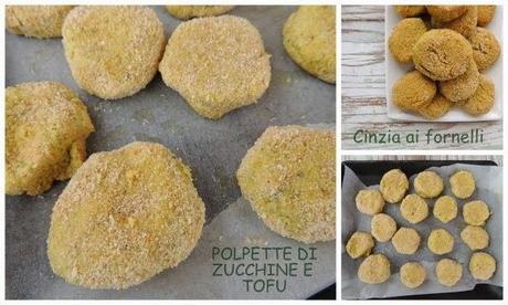 polpette con zucchine e tofu