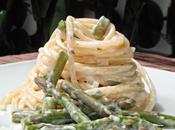 Spaghetti quadrati alla fonduta feta asparagina