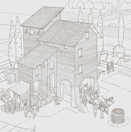 finish layout per la fornace di Calcinaia