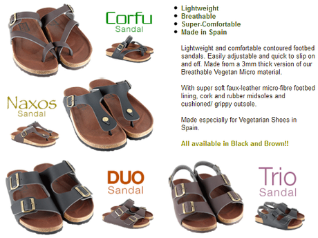 Nuovi sandali (stile Birkenstock) by Vegetarian Shoes