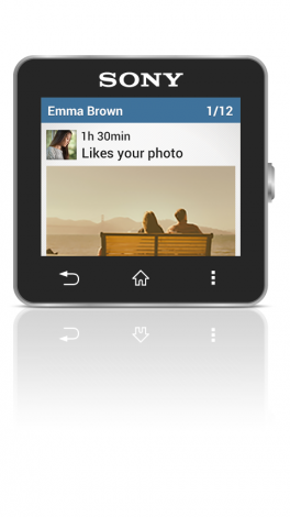 Instagram SmartWatch 2 2 result 264x470 Instagram è arrivata sul Sony SmartWatch 2 applicazioni  Smart extension for Instagram Instagram Sony SmartWatch 2 instagram 