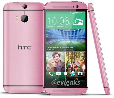 HTC M8 arriverà anche in Rosa?