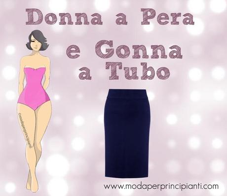 Abbinare la Gonna a Tubo per la Donna a Pera