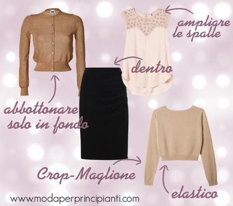 Abbinare la Gonna a Tubo per la Donna a Pera