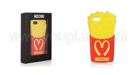 Moschino cover per iPhone con patatine fritte