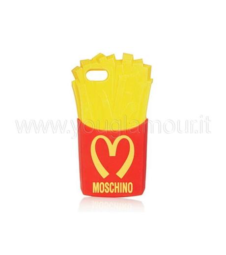 Moschino cover per iPhone con patatine fritte