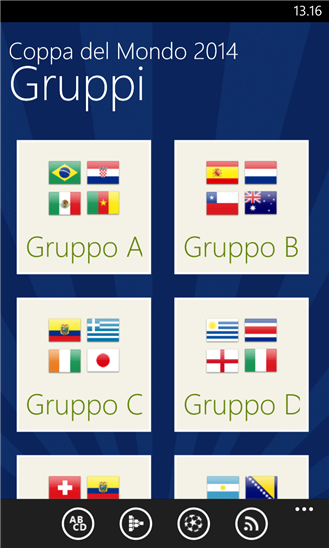  CdM 2014   ottima applicazione per seguire i Mondiali 2014 su WP8