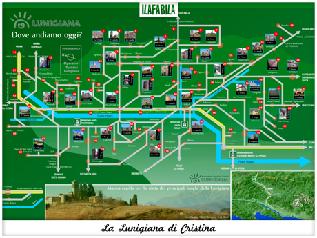 La Lunigiana di Cristina - Mappa Associazione Operatori Turistici Lunigianesi