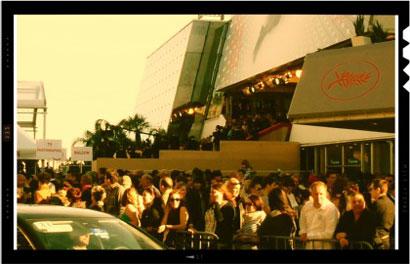 Cannes 2013 - People waiting outside Le Palais des Festivals © MaSeDomani