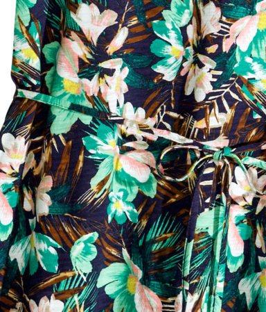 H&M - dettaglio stampa tropicale