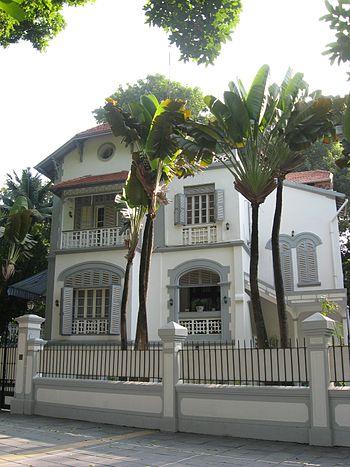 French colonial architecture in Hanoi, Vietnam