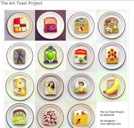 “The Art Toast Project”: quadri d’autore commestibili (foto)