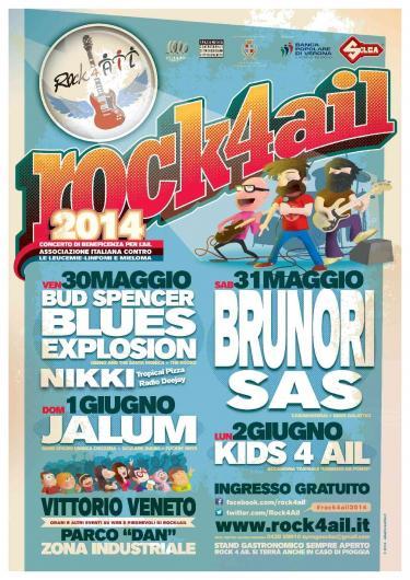 Rock 4 AIL - 30maggio/2giugno - Vittorio Veneto (TV)