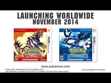 Annunciati ufficialmente: Pokémon Rubino Omega e Pokémon Zaffiro Alpha