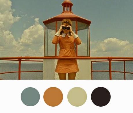 Wes Anderson Palettes