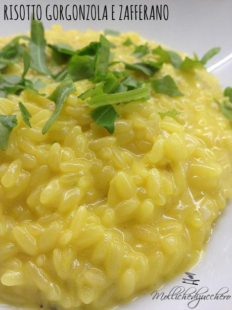 risotto gorgonzola e zafferano