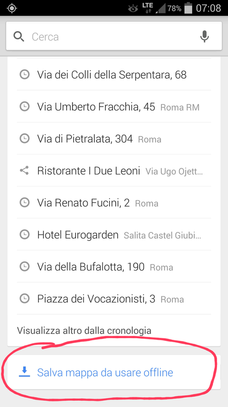 Novita' per Google Maps sul Play Store.