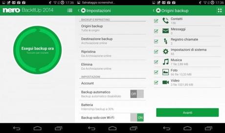 Nero backitup 600x355 Nero BackItUp: una soluzione veloce per il backup Android applicazioni  play store google play store 