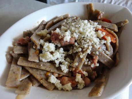 Pizzoccheri salsicce e pomodorini