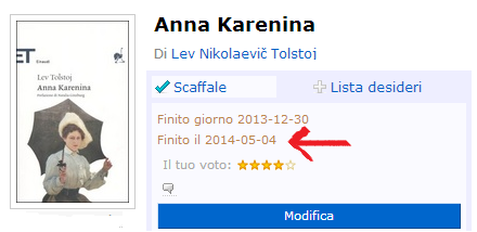 Anna Karenina, Lev Tolstoj […e mi libererò di tutti, e anche di me stessa]