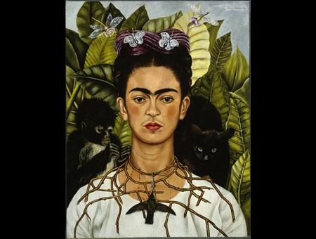 Frida Kahlo, Autoritratto con collana di spine e colibrì, 1940