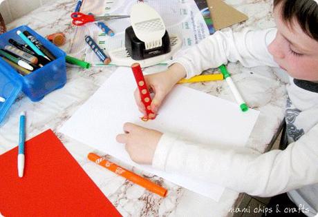 Biglietto fustellato per la festa della mamma