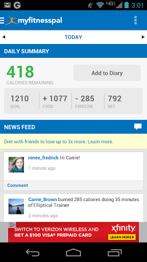  CONTATORE CALORIE   ecco le migliori applicazioni per Android