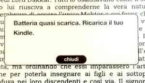 Il Kindle scarico