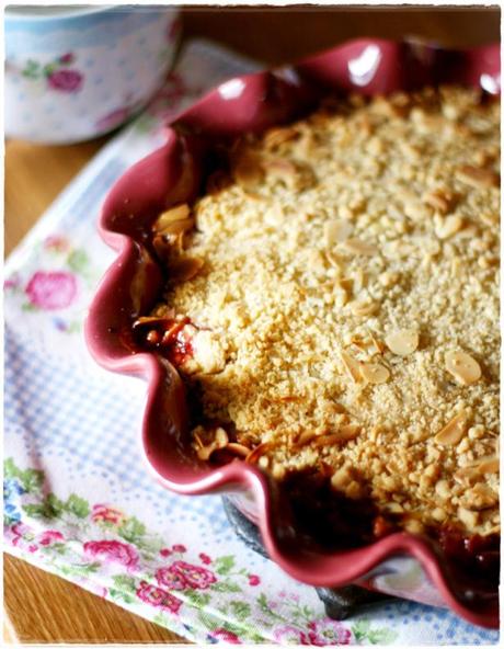 Crumble fragole e mandorle3