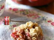 Crumble fragole mandorle Strawberry almond crumble