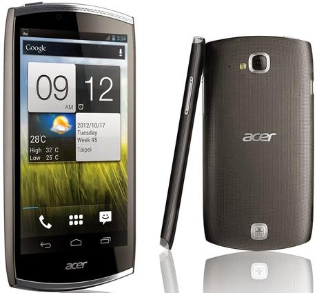 Acer CloudMobile | Smartphone Android 4.0 ICS | Caratteristiche e specifiche tecniche principali.