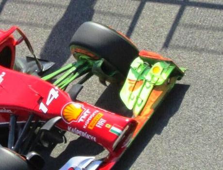 Gp Spagna : Ferrari con modifiche all'anteriore e al posteriore