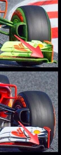 Gp Spagna : Ferrari con modifiche all'anteriore e al posteriore