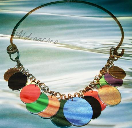 Happy MOM's day http://aldinacrea.blogspot.it/2014/02/collana-rame-smalti-e-alluminio.html