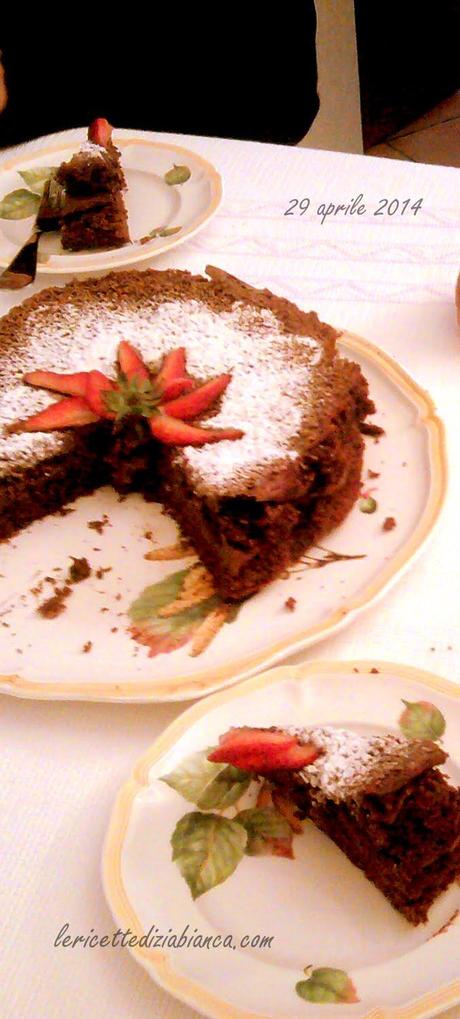 Torta cioccolatosamente cioccolosa per il mio maritino bello!!!