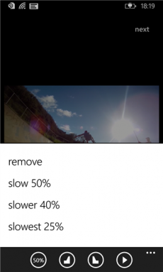 Slowly | Effetto Slow Motion per i video dei vostri Windows Phone 8.1.