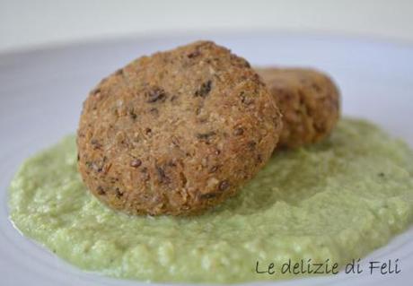 raw-polpette con pesto di asparagi