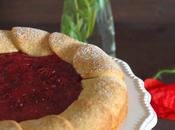 Crostata rabarbaro fragole mele