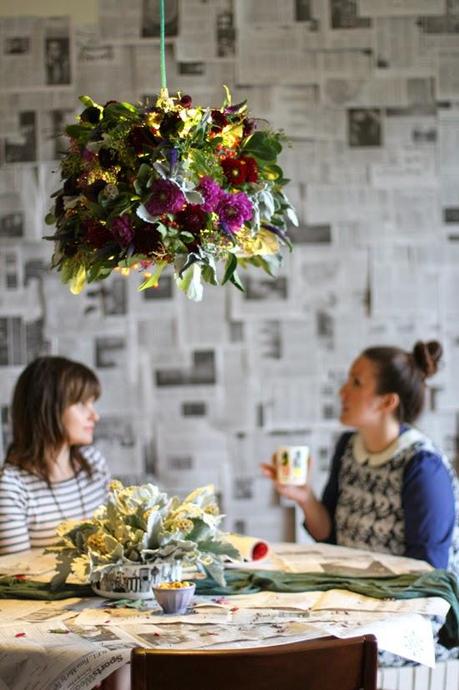 flower pendant light