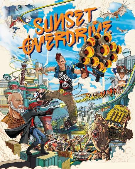 Sunset Overdrive - La copertina è ad opera di ilovedust, non è stata semplice da realizzare