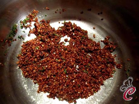 Quinoa rossa con lamponi, mirtilli e rosmarino: l'inatteso stupore per un risultato che toglie le parole
