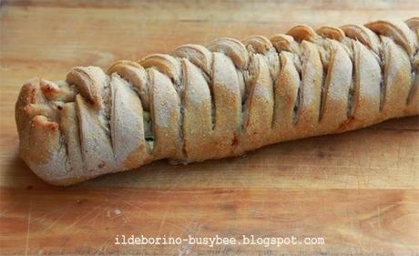 Con la Sorpresa - Treccia di Pane Ripiena or Stuffed Breaded Bread