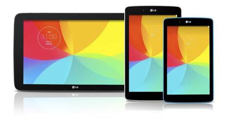 LG è pronta a svelare tre nuovi tablet Android della gamma G Pad