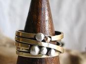 Anello argento ottone similoro